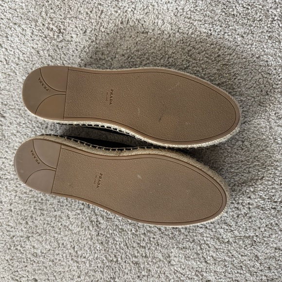 NWT Prada Black Canvas Mary Jane Espadrilles - Picture 8 of 11